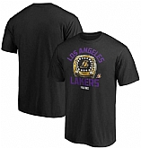 Men's Los Angeles Lakers Black 2020 NBA Finals Champions Finger Roll Ring T-Shirt,baseball caps,new era cap wholesale,wholesale hats